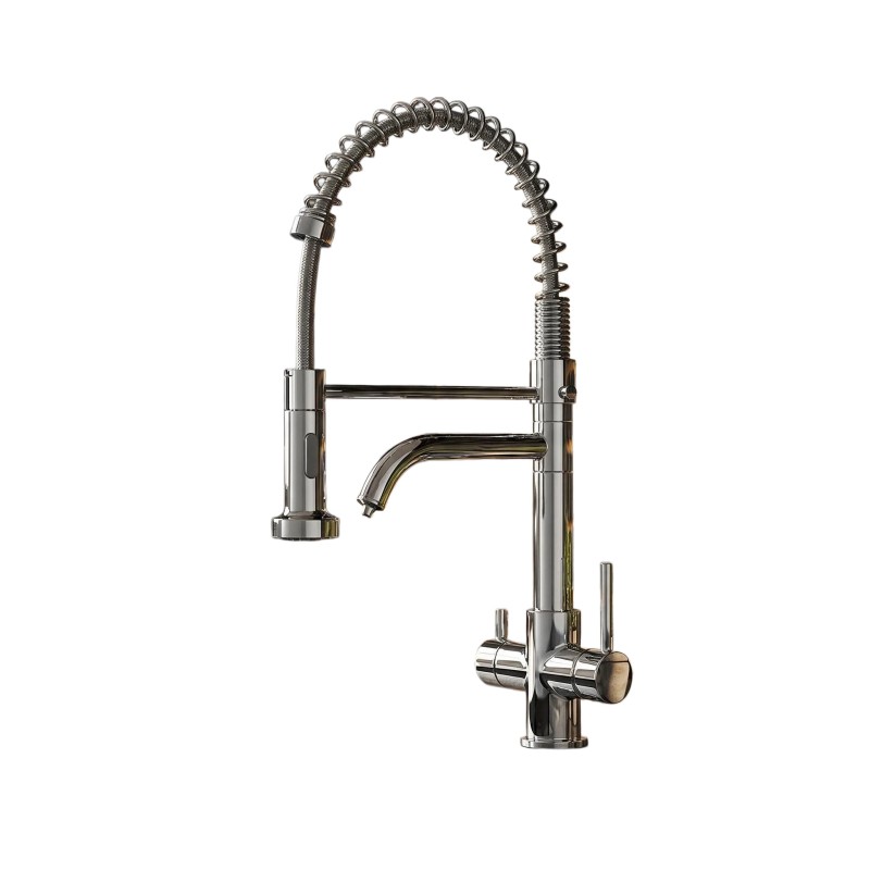Double-Handle Kitchen Faucet