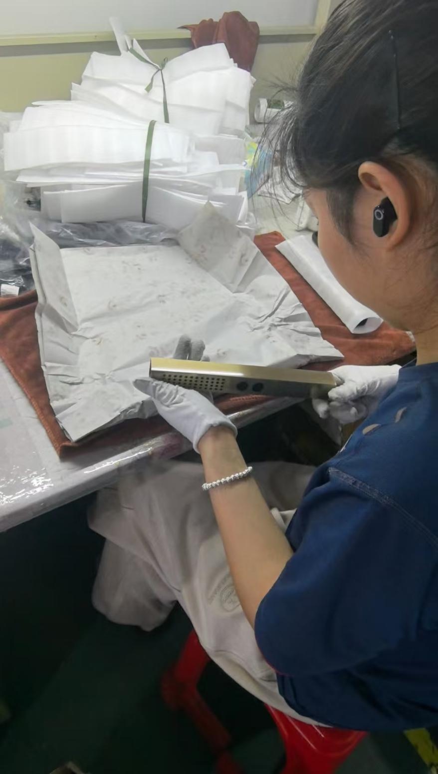 BOYU faucet assembly inspection